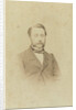 Portrait of a man with mustache by Lambertus Martinus Delboy