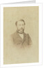 Portrait of a man with mustache by Lambertus Martinus Delboy