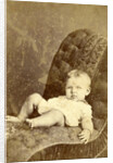 Portrait of a baby on a chair by Kameke
