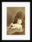 Portrait of a baby on a chair by Kameke
