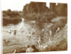people Swimming in a river by Anonymous