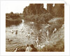 people Swimming in a river by Anonymous