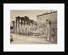 View of the Temple of Saturn in the Roman Forum, Rome, Auguste-Rosalie Bisson by Goupil & Cie