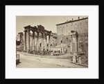 View of the Temple of Saturn in the Roman Forum, Rome, Auguste-Rosalie Bisson by Goupil & Cie