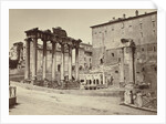 View of the Temple of Saturn in the Roman Forum, Rome, Auguste-Rosalie Bisson by Goupil & Cie
