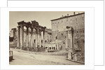 View of the Temple of Saturn in the Roman Forum, Rome, Auguste-Rosalie Bisson by Goupil & Cie
