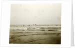 Sea North Sea, the Netherlands or Germany, with people swimming by Anonymous