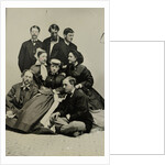 Group portrait of three women and five men by Edward M. Estabrooke