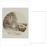 Company that at the edge of a lake or river is fishing by Anonymous