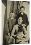 Portrait of a woman and two boys by Anonymous