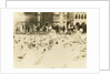 American tourists wearing pigeons in Piazza San Marco, Venice, Italy by Anonymous