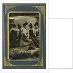 Portrait of Elsie DeWitt, posing in front of a mirror by A. Lincoln Myers