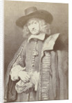 Engraving after Rembrandt's portrait of Jan Six, Gustav Schauer by Rembrandt Harmensz. van Rijn