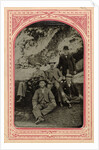 Group portrait of five men, Rocky Point (Amusement Park) by John Hiram Aylsworth