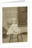Portrait of Herman Marius Boelen (born 1885) as a baby on a stool by C.W. Bauer
