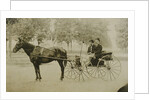 William and Henry Titus in Prospect Park, Brooklyn NY USA by American Photograph Company
