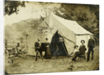 Ferrotypie tent of the photographer by JQ Galusha