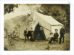 Ferrotypie tent of the photographer by JQ Galusha