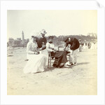 Family Enthoven on Normandy beach by Anonymous
