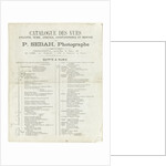 Backlist Sebah by J. Pascal Sébah