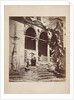 Portico van de Suleymaniye-moskee in Istanbul (Constantinopel). James Robertson by Felice Beato