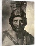 Portrait painting of Leonidas, King of Sparta by Eduard Isaac Asser