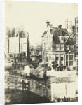 View from the house of the photographer on inn Rondeel in Amsterdam by Eduard Isaac Asser