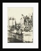 View from the house of the photographer on inn Rondeel in Amsterdam by Eduard Isaac Asser