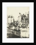 View from the house of the photographer on inn Rondeel in Amsterdam by Eduard Isaac Asser