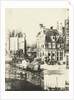 View from the house of the photographer on inn Rondeel in Amsterdam by Eduard Isaac Asser