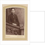 Portrait of a young woman in a dress with a necklace by A. Böeseken