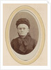 Portrait of a woman with a hat and glasses by Abraham Koorenhoff