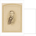 Portrait of a man with sideburns, a bow tie and a vest by George Lodewijk Mulder