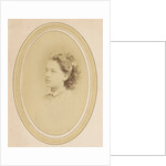 Portrait of a young girl with a bow in her hair by Johan Hendrik Hoffmeister