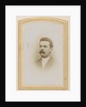 Portrait of a man with a mustache by Emma Kirchner