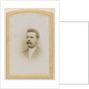 Portrait of a man with a mustache by Emma Kirchner