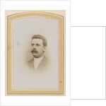Portrait of a man with a mustache by Emma Kirchner