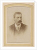 Portrait of a man with a mustache, a jacket and a tie by Carel Gustaaf Hisgen
