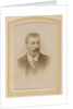 Portrait of a man with a mustache, a jacket and a tie by Carel Gustaaf Hisgen