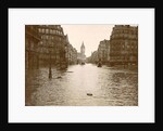 Flooded street in Paris by Anonymous