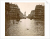 Flooded street in Paris by Anonymous