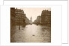 Flooded street in Paris by Anonymous