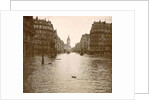 Flooded street in Paris by Anonymous