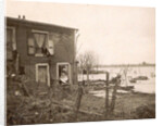 Devastated house in a flooded suburb of Paris by Anonymous