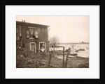 Devastated house in a flooded suburb of Paris by Anonymous