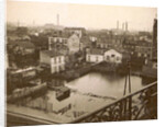 Flooded suburb of Paris seen from a window, 1910, France by Anonymous