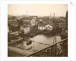 Flooded suburb of Paris seen from a window, 1910, France by Anonymous