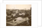 Flooded suburb of Paris seen from a window, 1910, France by Anonymous
