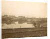 Flooded buildings during the flooding of Paris, seen from a train by France