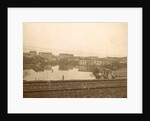 Flooded buildings during the flooding of Paris, seen from a train by France